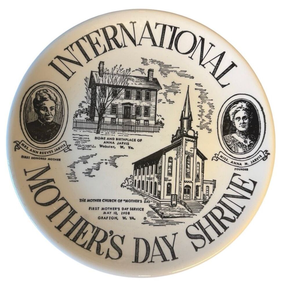 VTG Kettle Springs Kilns International Mother's Day Shrine Commemorative Plate